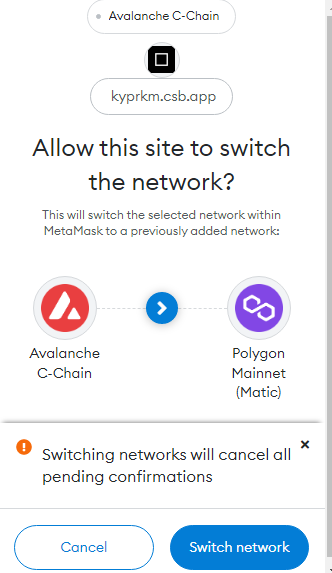 Switch Network Permission