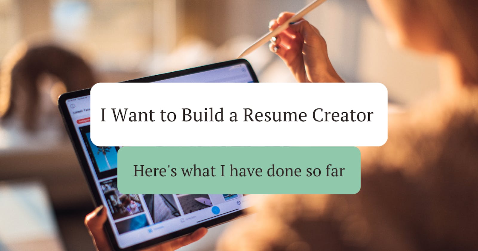 Building a Resume Creator