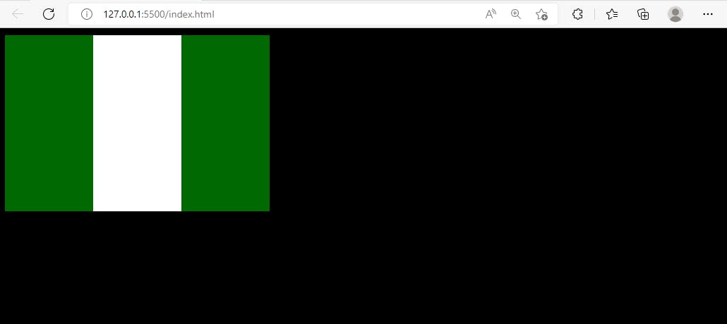 design Nigerian flag with css 1.png