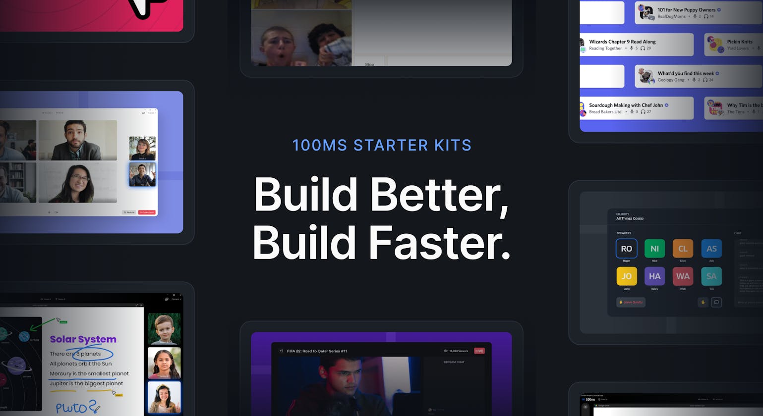 Introducing 100ms Starter Kits