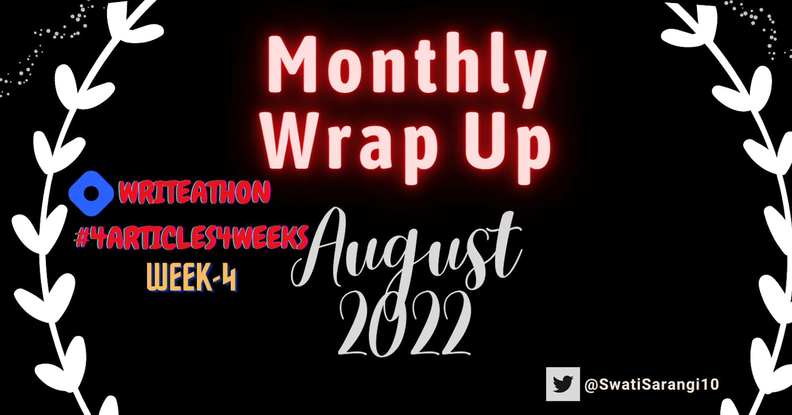 Monthly Wrap Up -August 2022