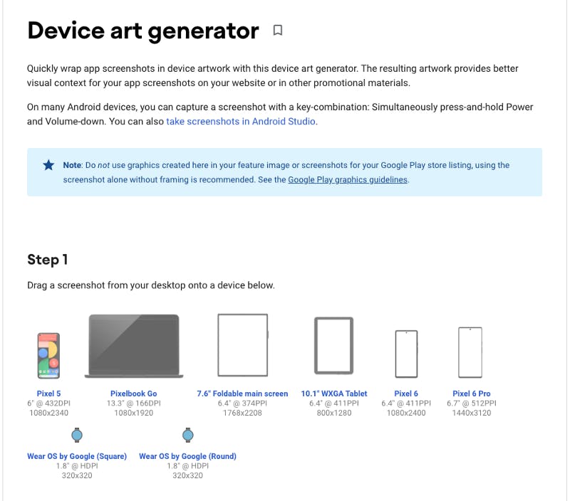Example of Device Art Generator