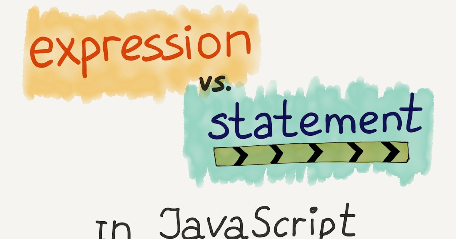 JS Expressions VS Statements