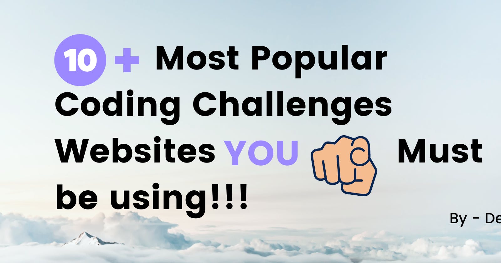 10+ Most Popular Coding Challenges Websites YOU Must be using!!!