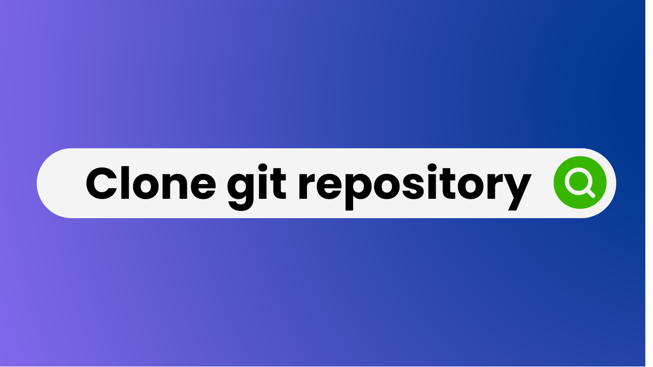 How to clone a git repository ?