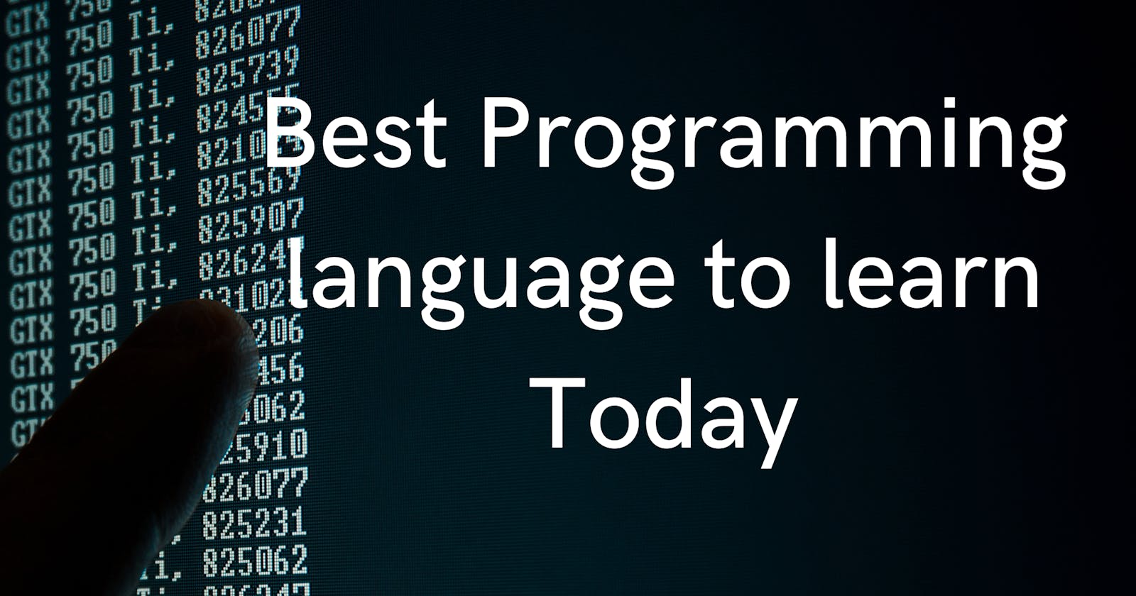 Best programming language to learn today