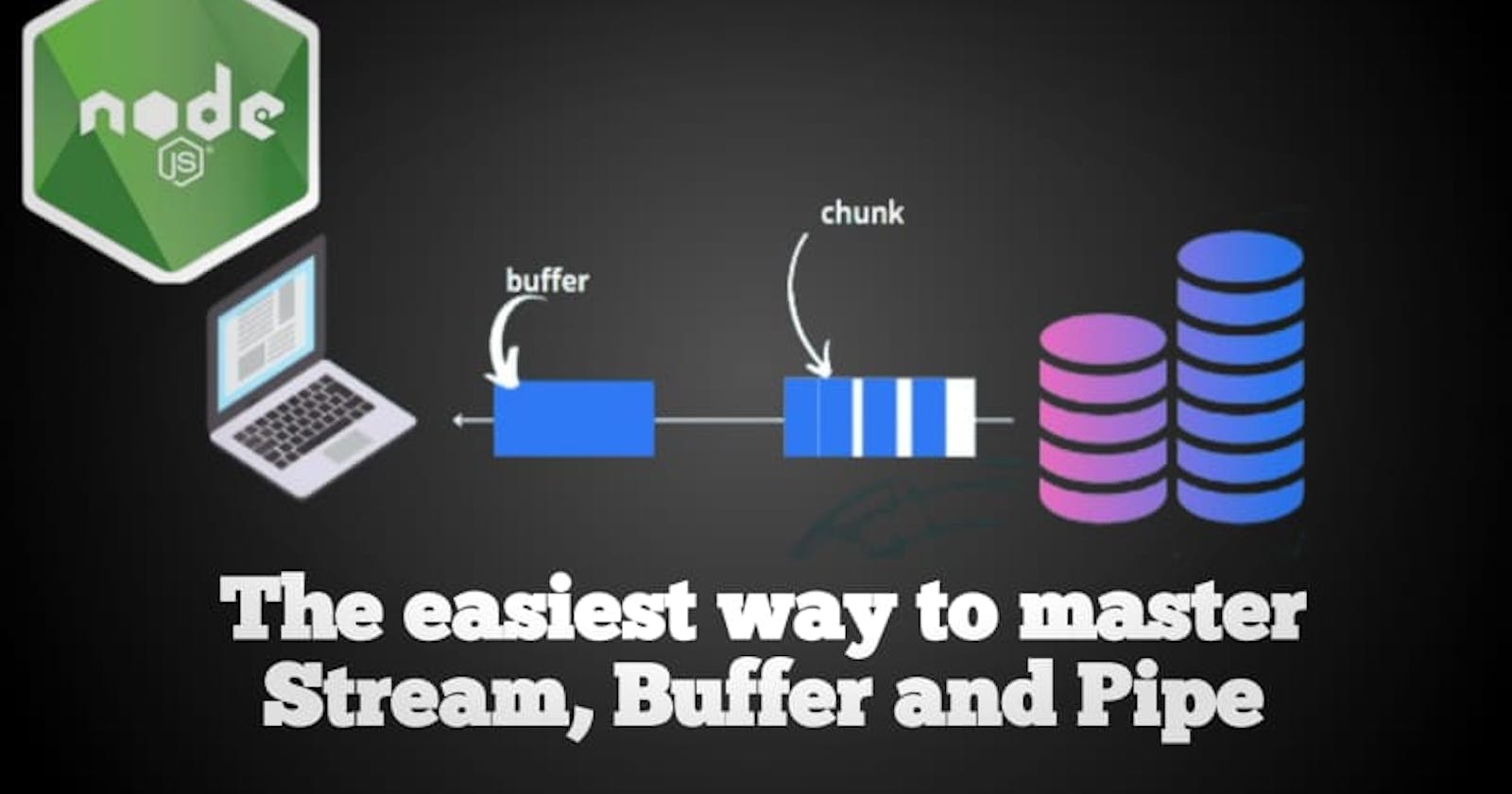 Easiest way to master Stream, Buffer, and Pipe in Nodejs