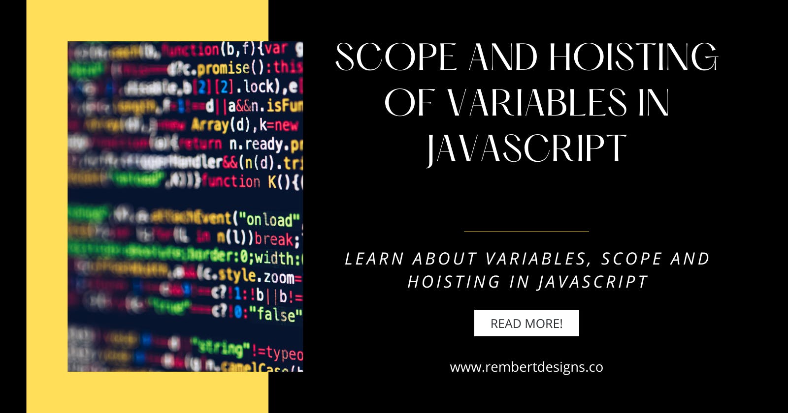Scope and Hoisting of Variables in JavaScript