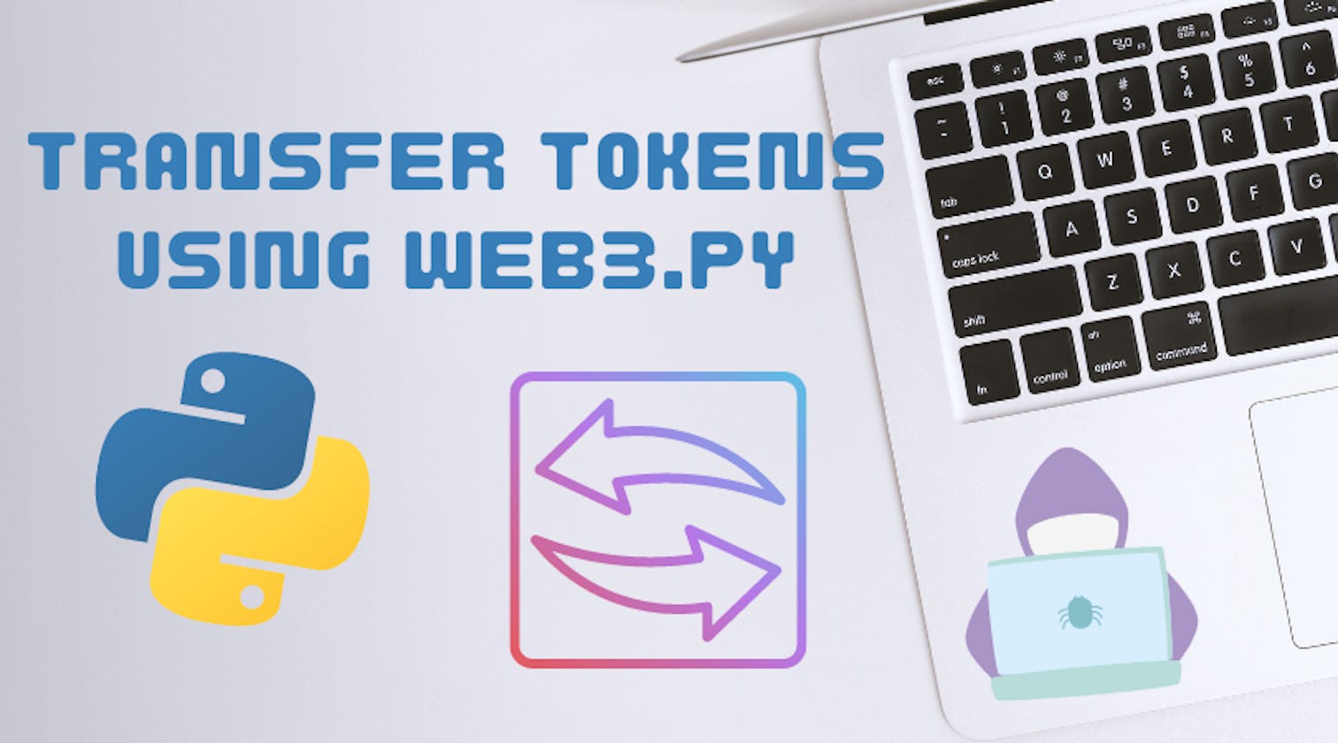 Transfer tokens between accounts using web3.py