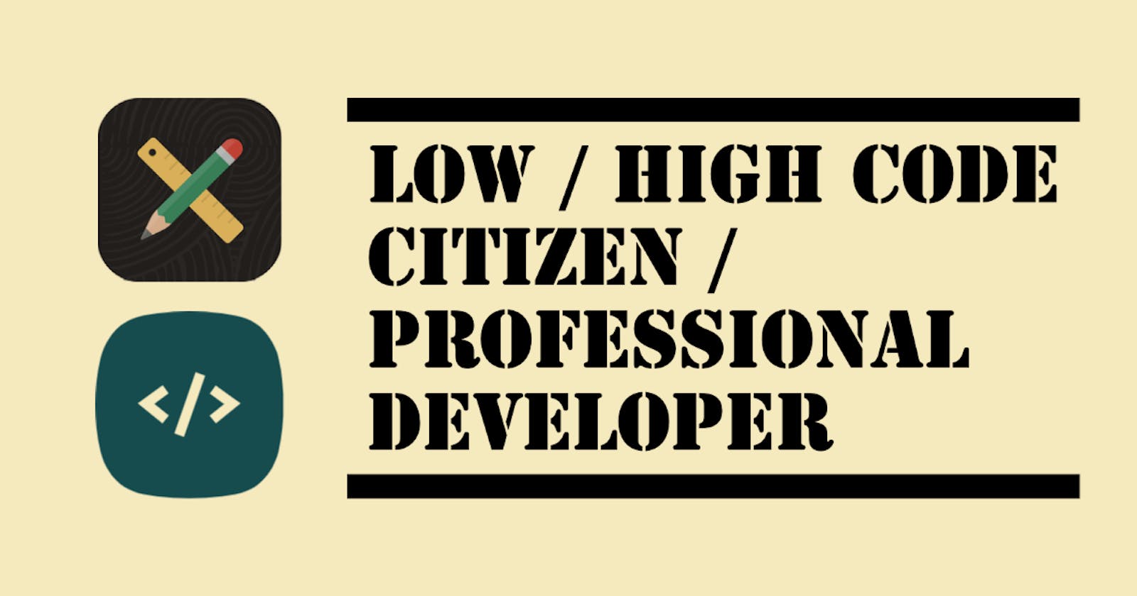 My Take On APEX & Low/High-Code, Citizen/Professional Developer