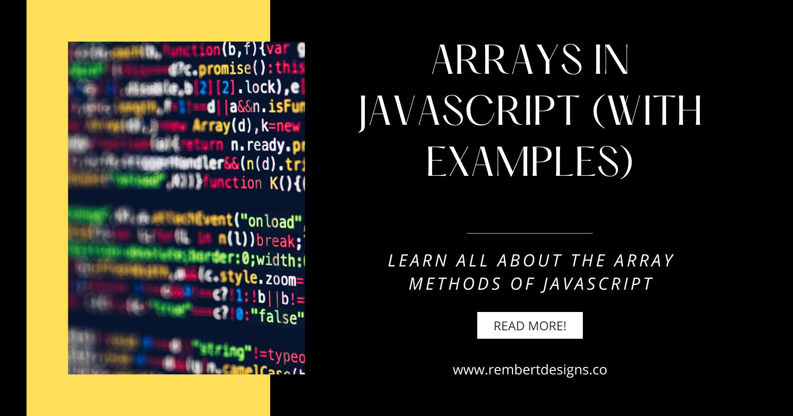 Arrays in Javascript (With Examples)