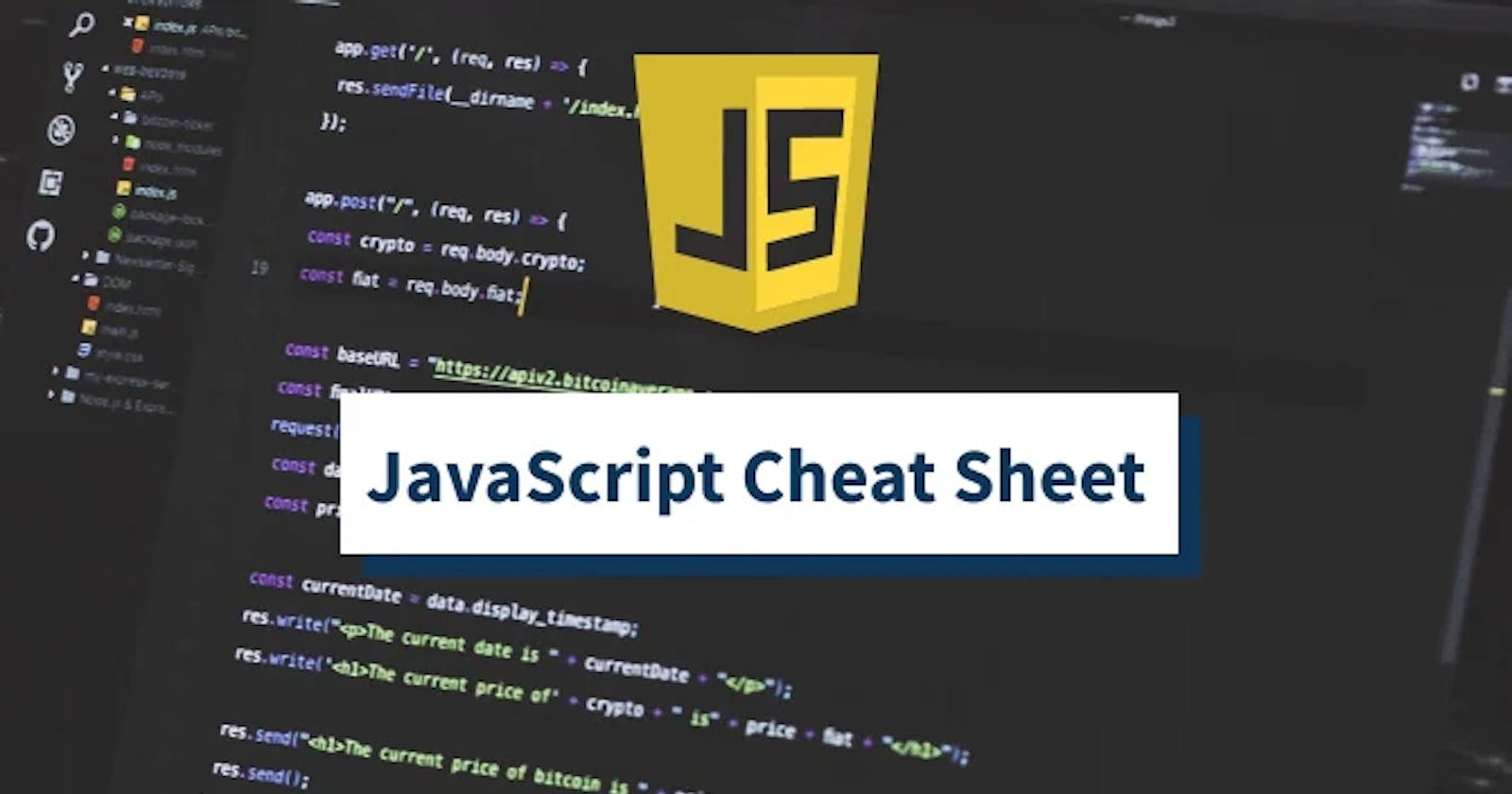 javaScript Interview Cheat Sheet