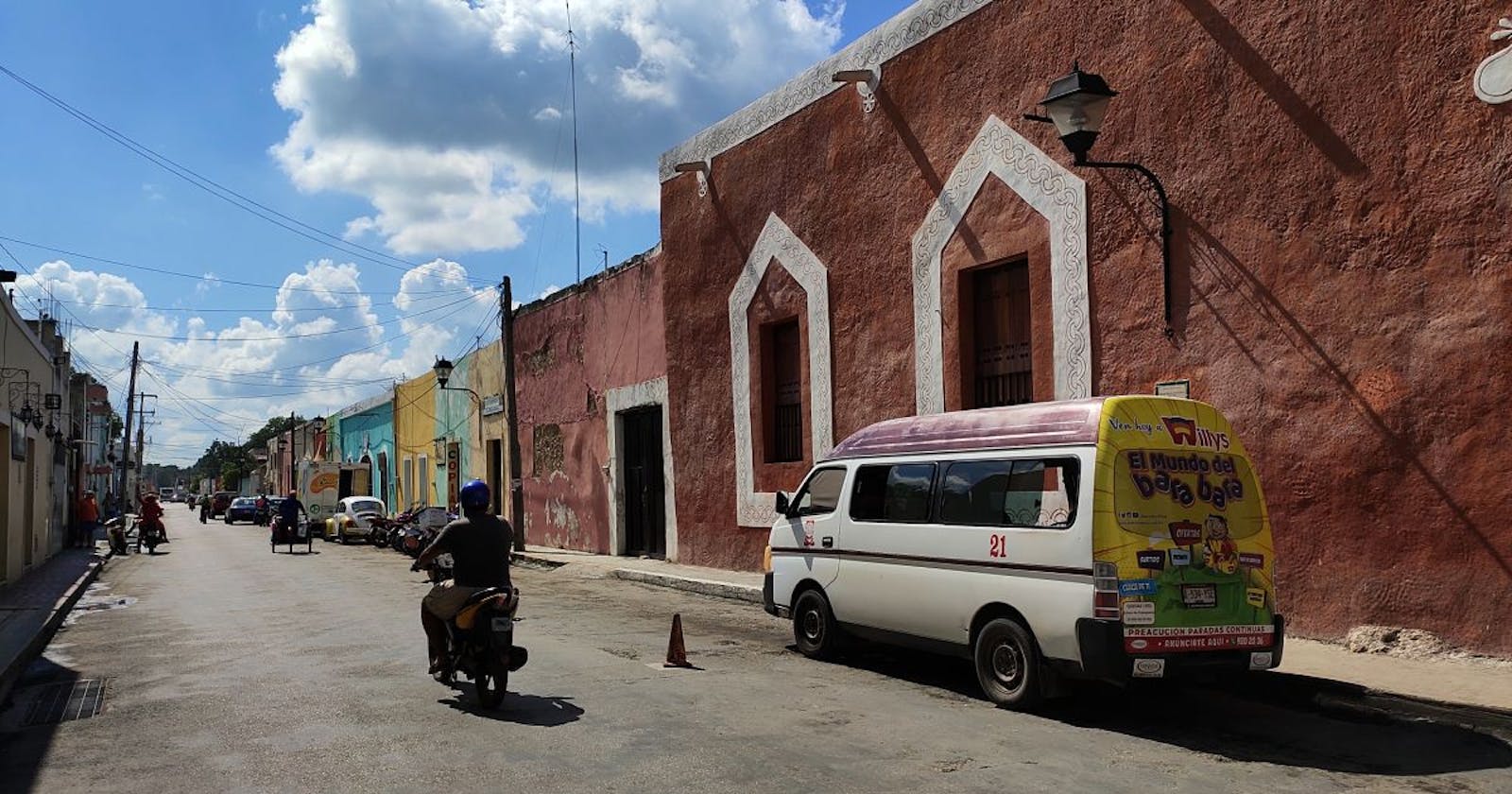 Zwiedzanie Valladolid na Jukatanie - pieszo i rowerem.