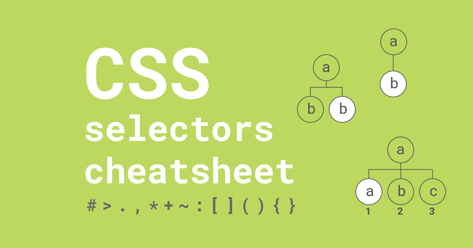 CSS Selector Cheat Sheet: Top selectors for front-end development