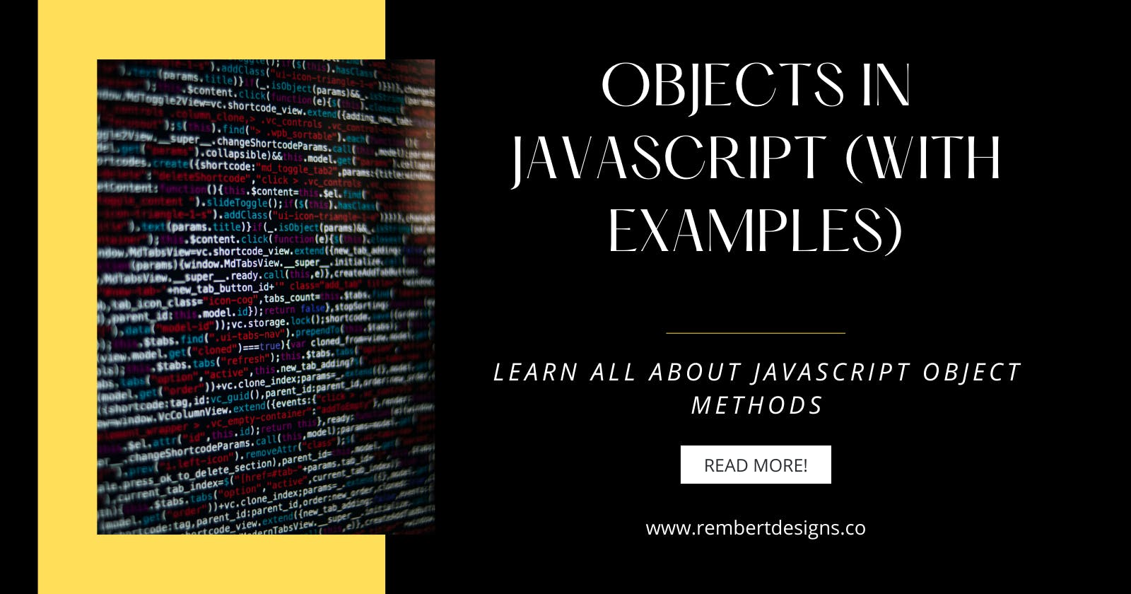 Objects in JavaScript (With Examples)