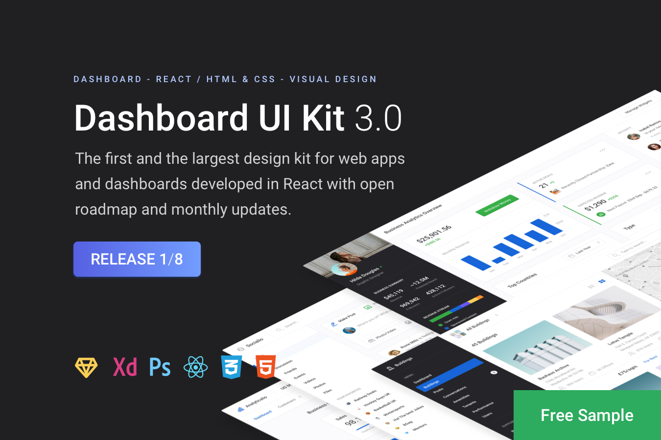 Dashboard UI Kit 3.0