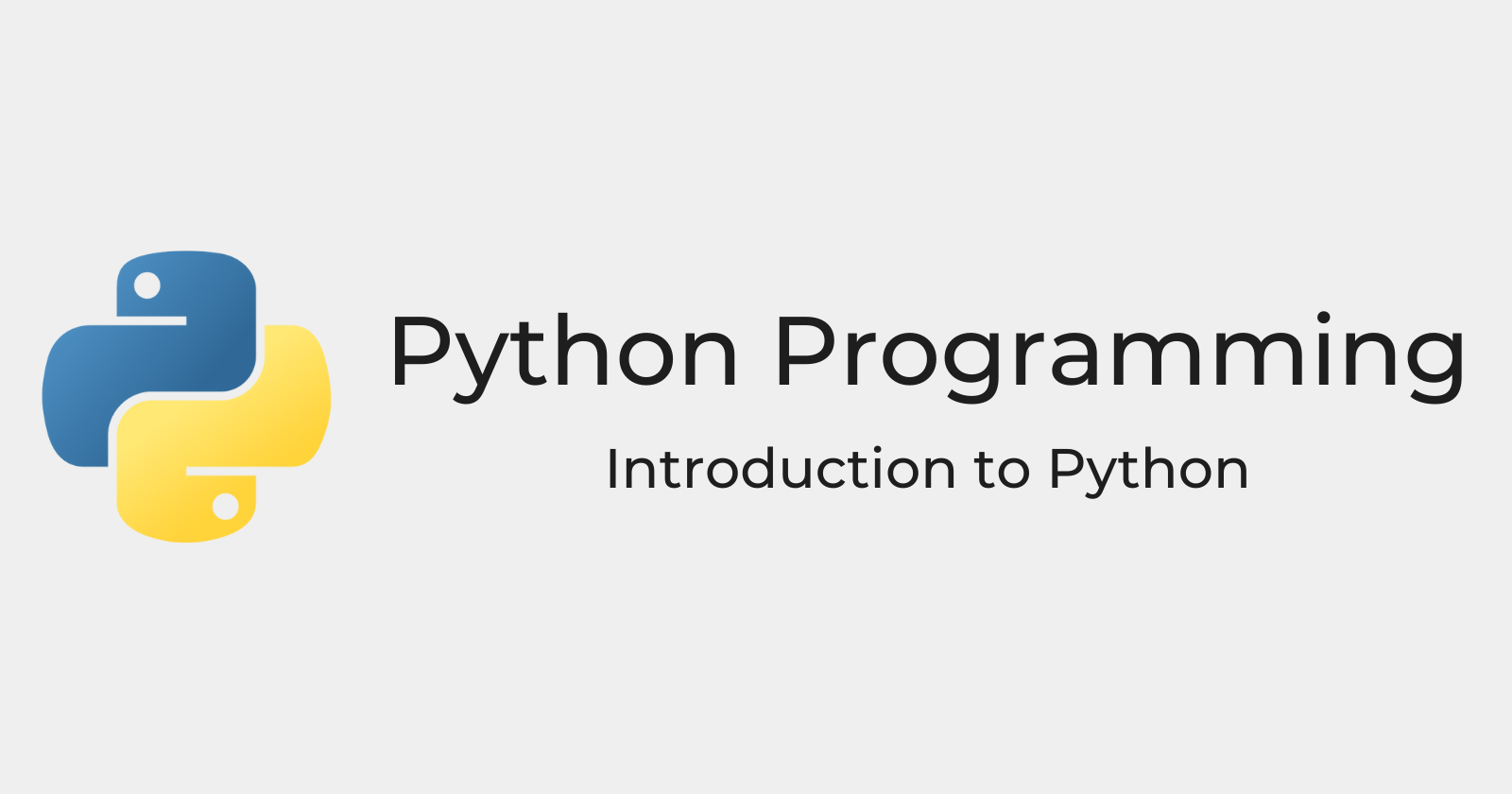 Python Programming