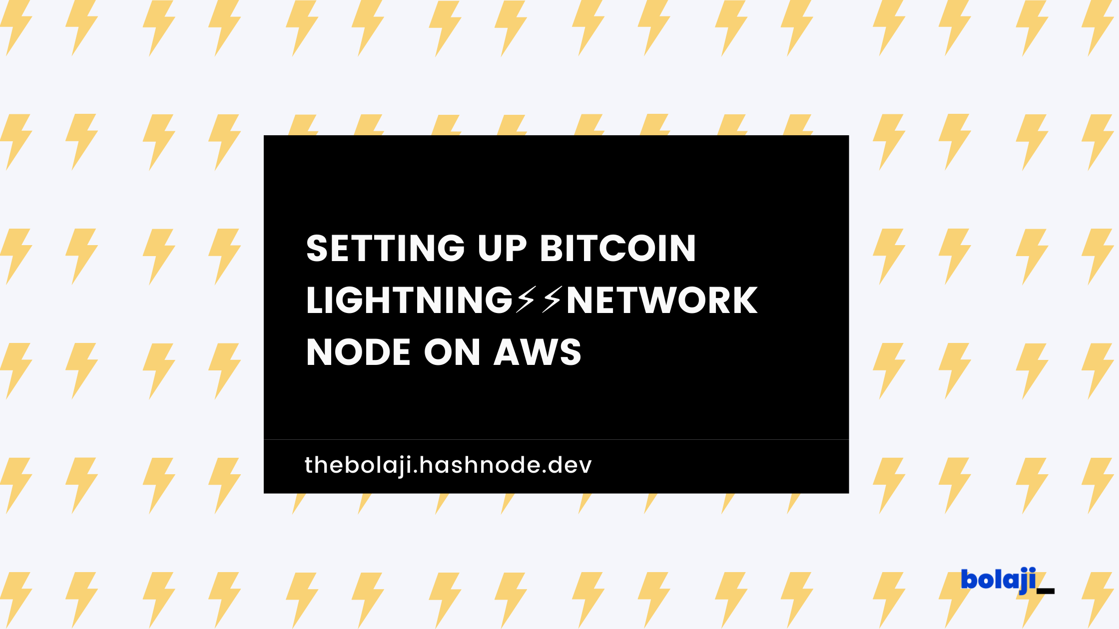Setting up Bitcoin lightning Network Node on AWS
