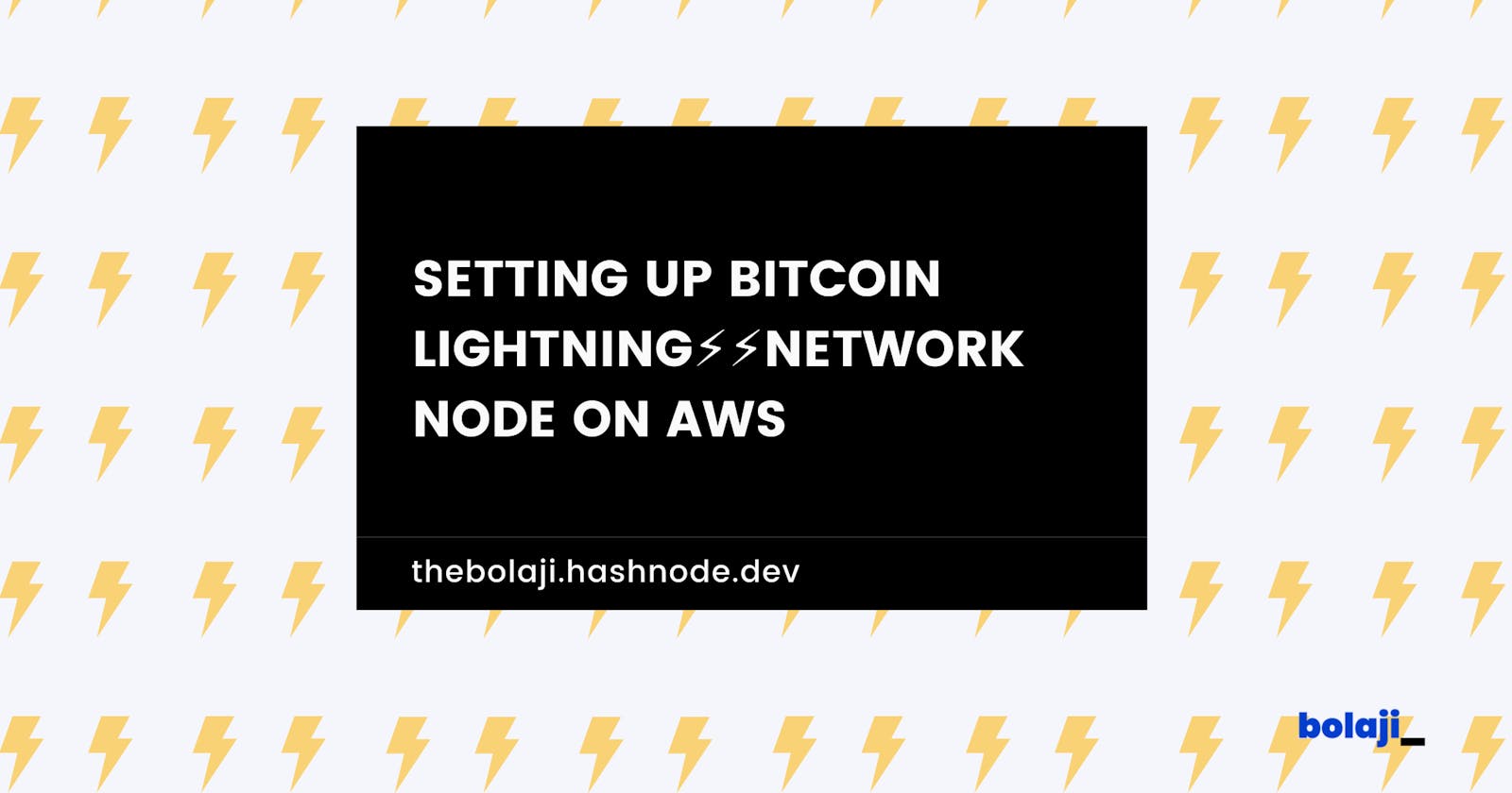 Setting up Bitcoin lightning Network Node on AWS