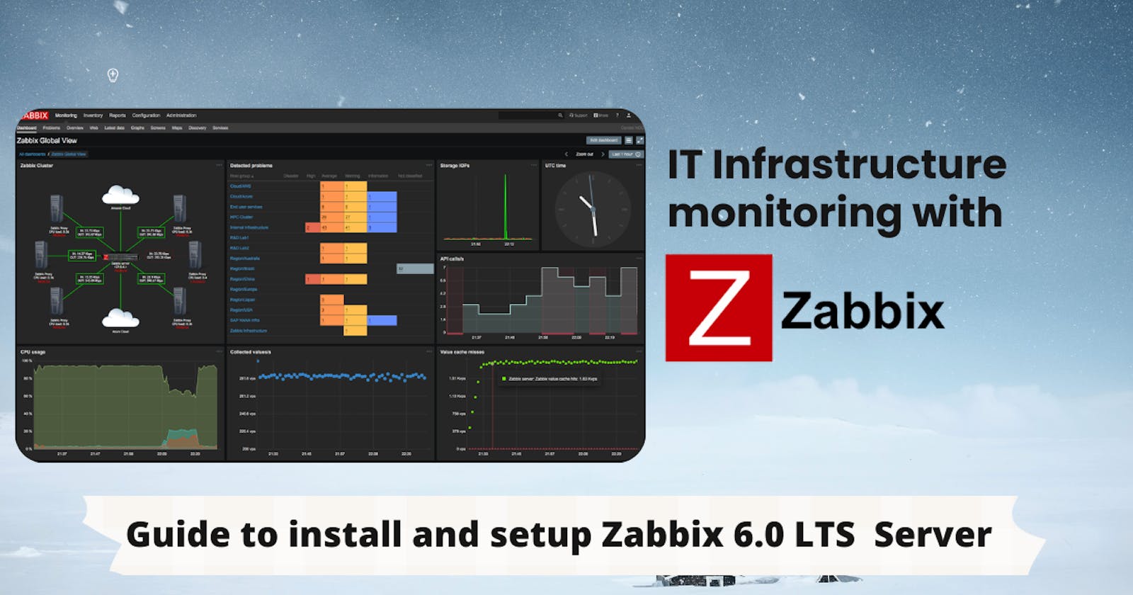 Installation and Setup of the "Zabbix" for monitoring your IT infrastructure