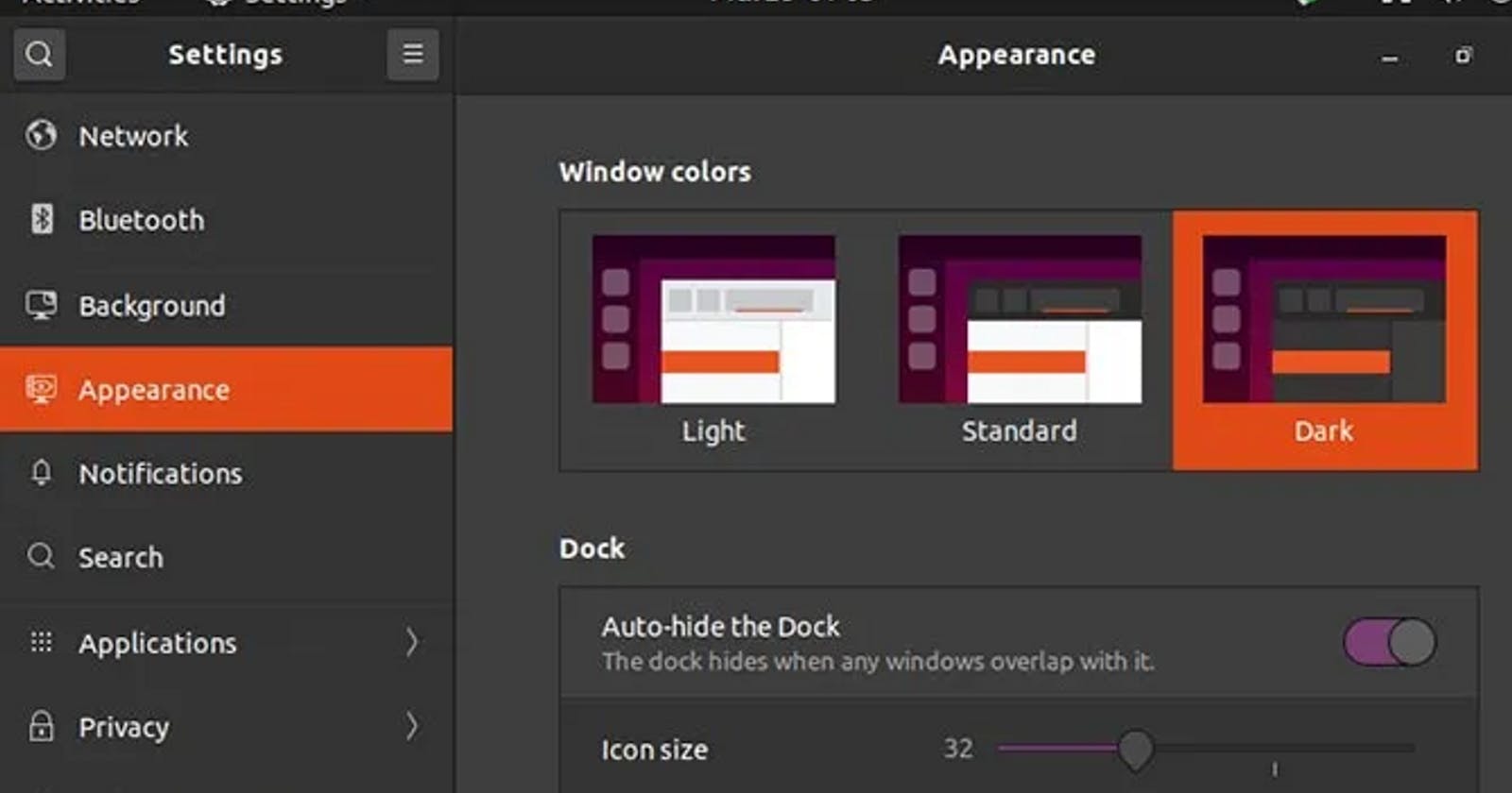 Ubuntu - how to Hide top bar and Side bar
