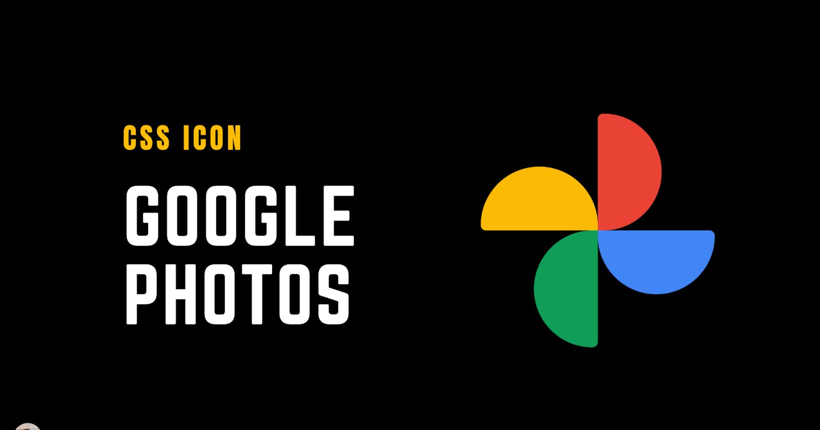 CSS Icon: Google Photos