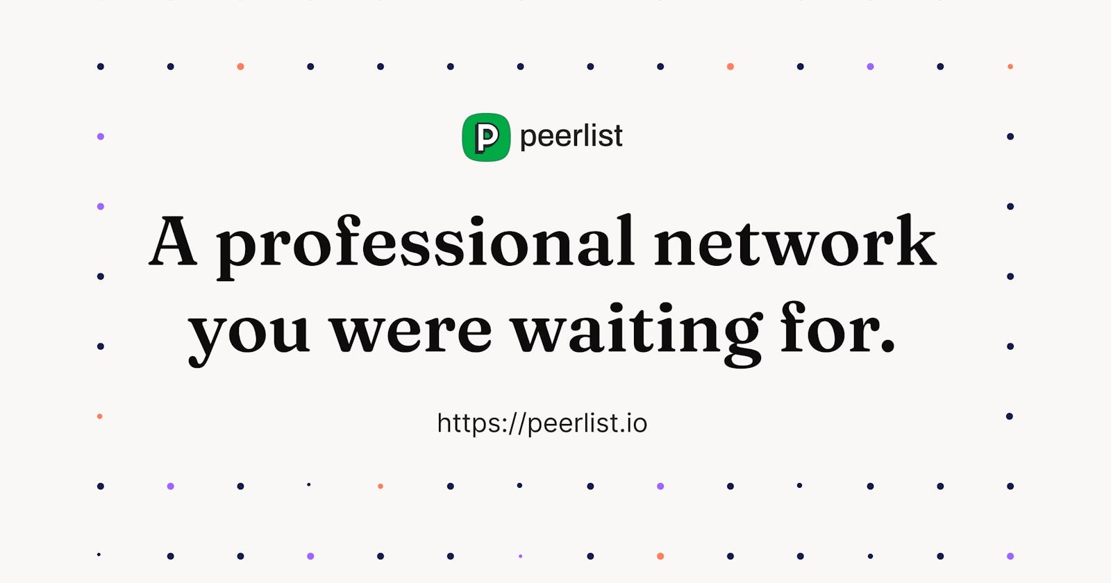 The Need for Modern Professional Network for Developers: Peerlist
