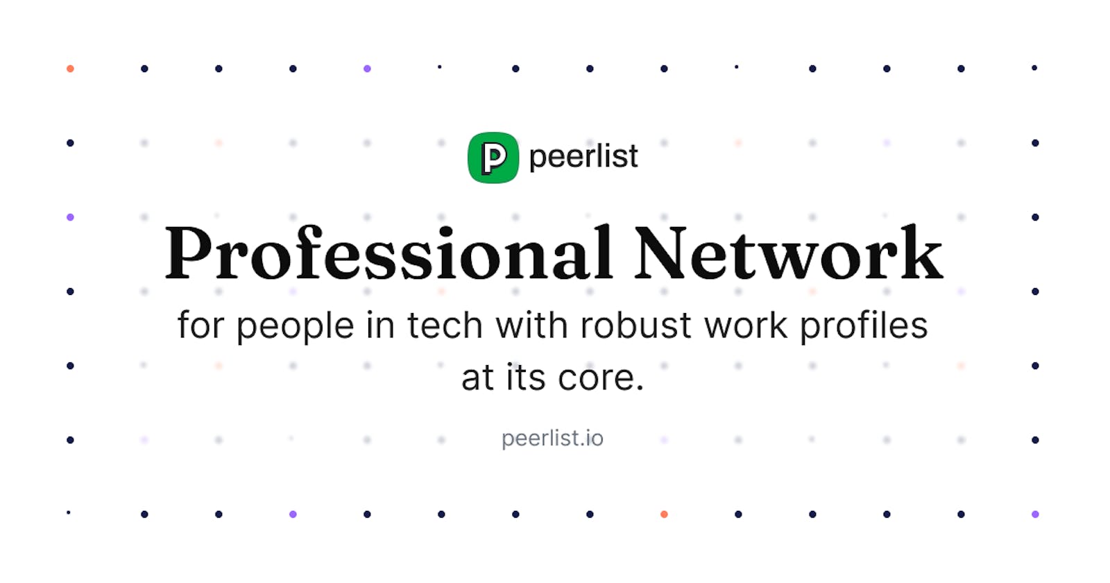 Getting started with Peerlist