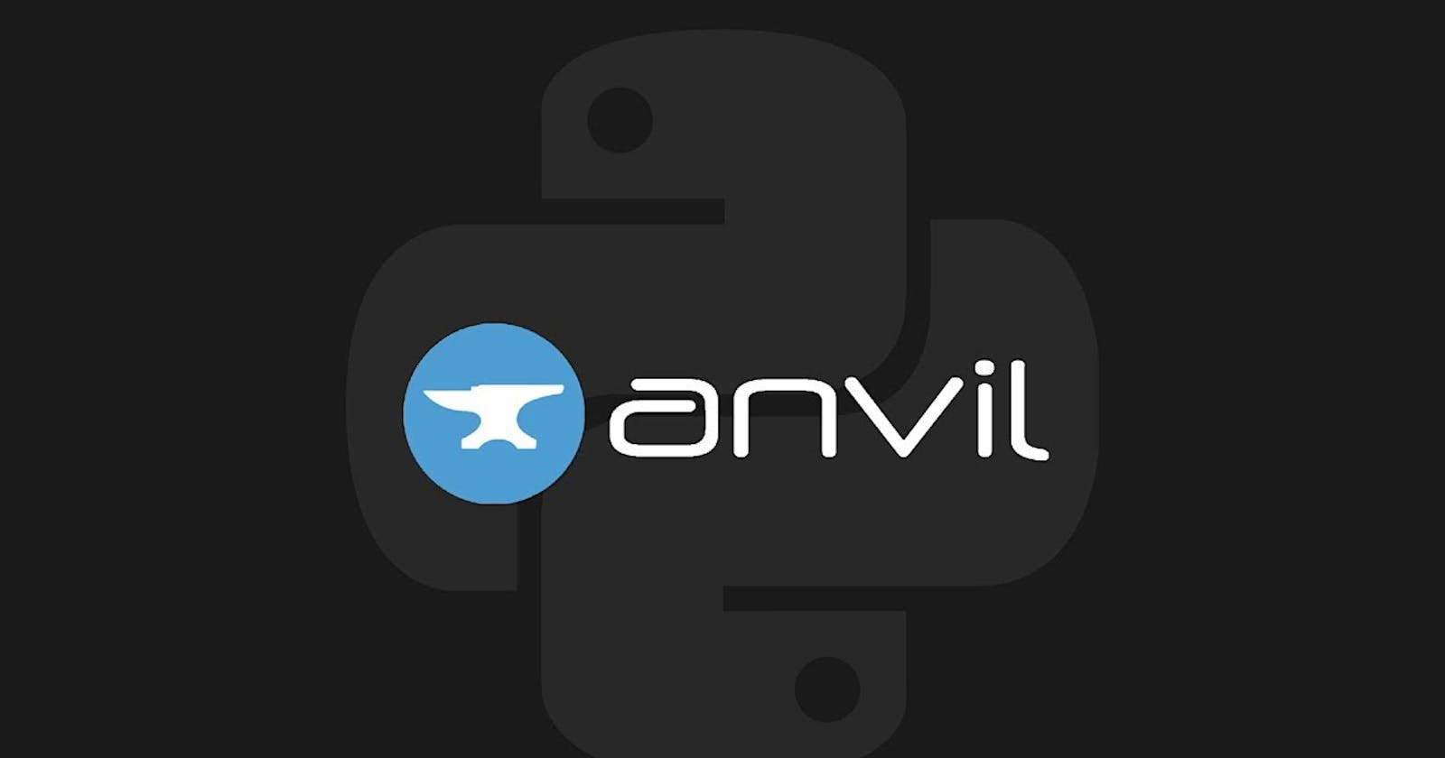 Web app deployment easy with anvil
