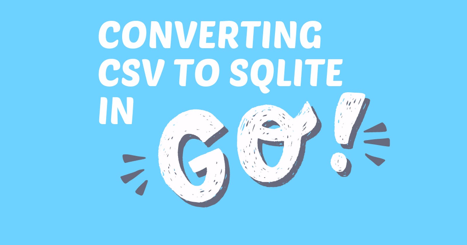Converting csv data to sqlite in golang