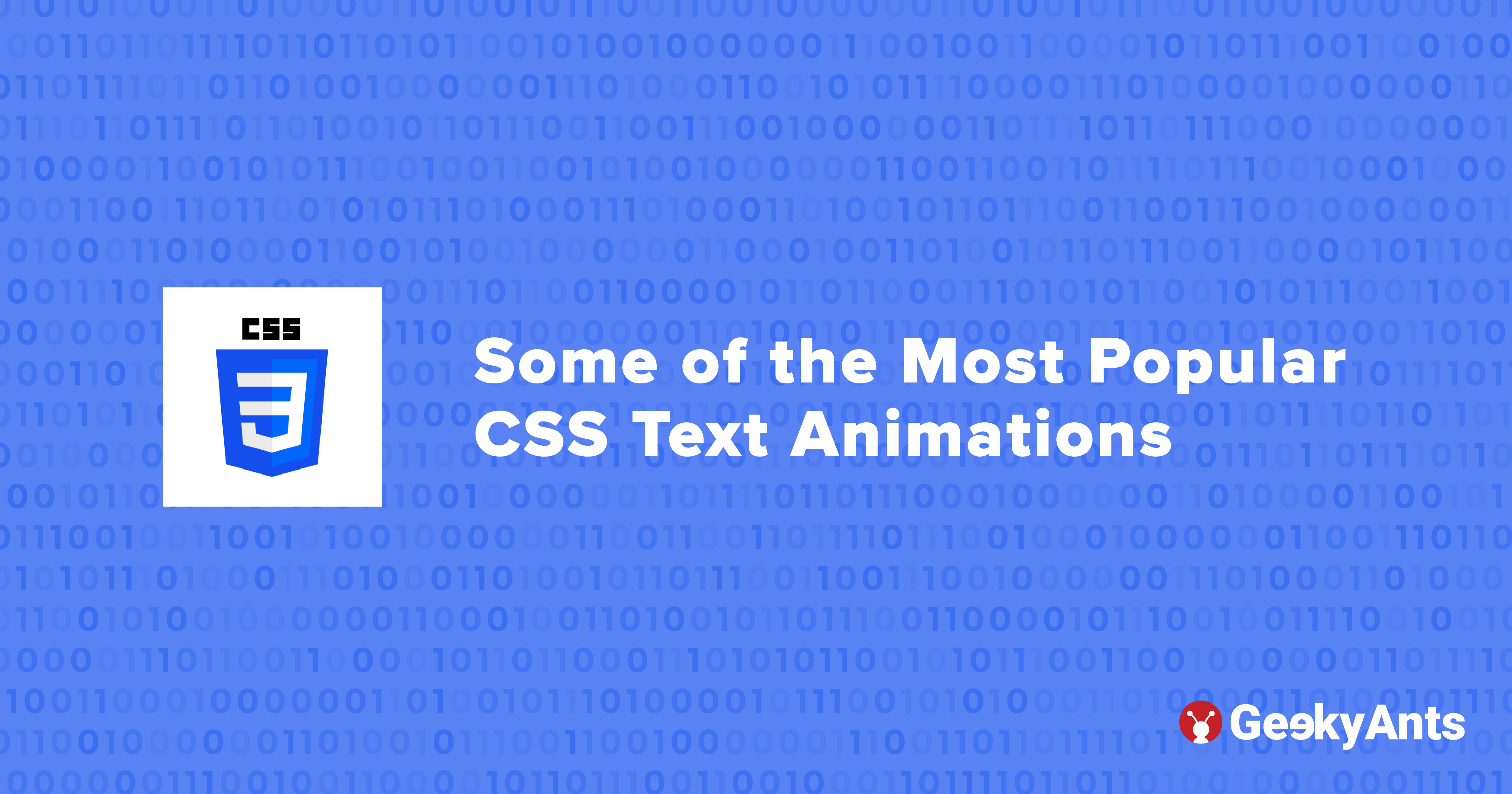 Some of the Most Popular CSS Text Animations