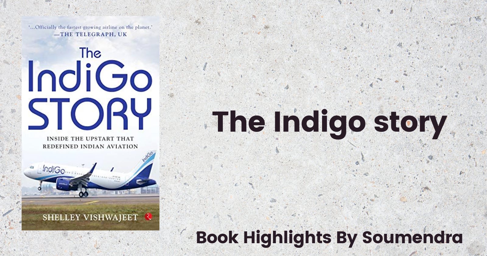 Book Highlights: The Indigo story