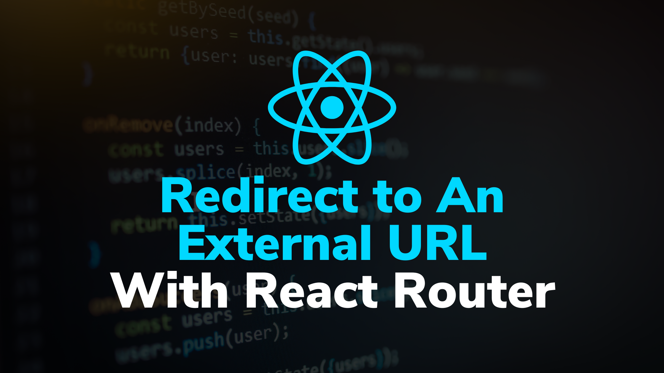 React Router — Redirect to an External URL