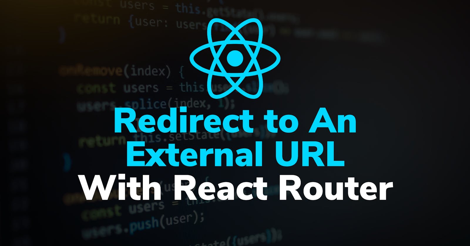 React Router — Redirect to an External URL