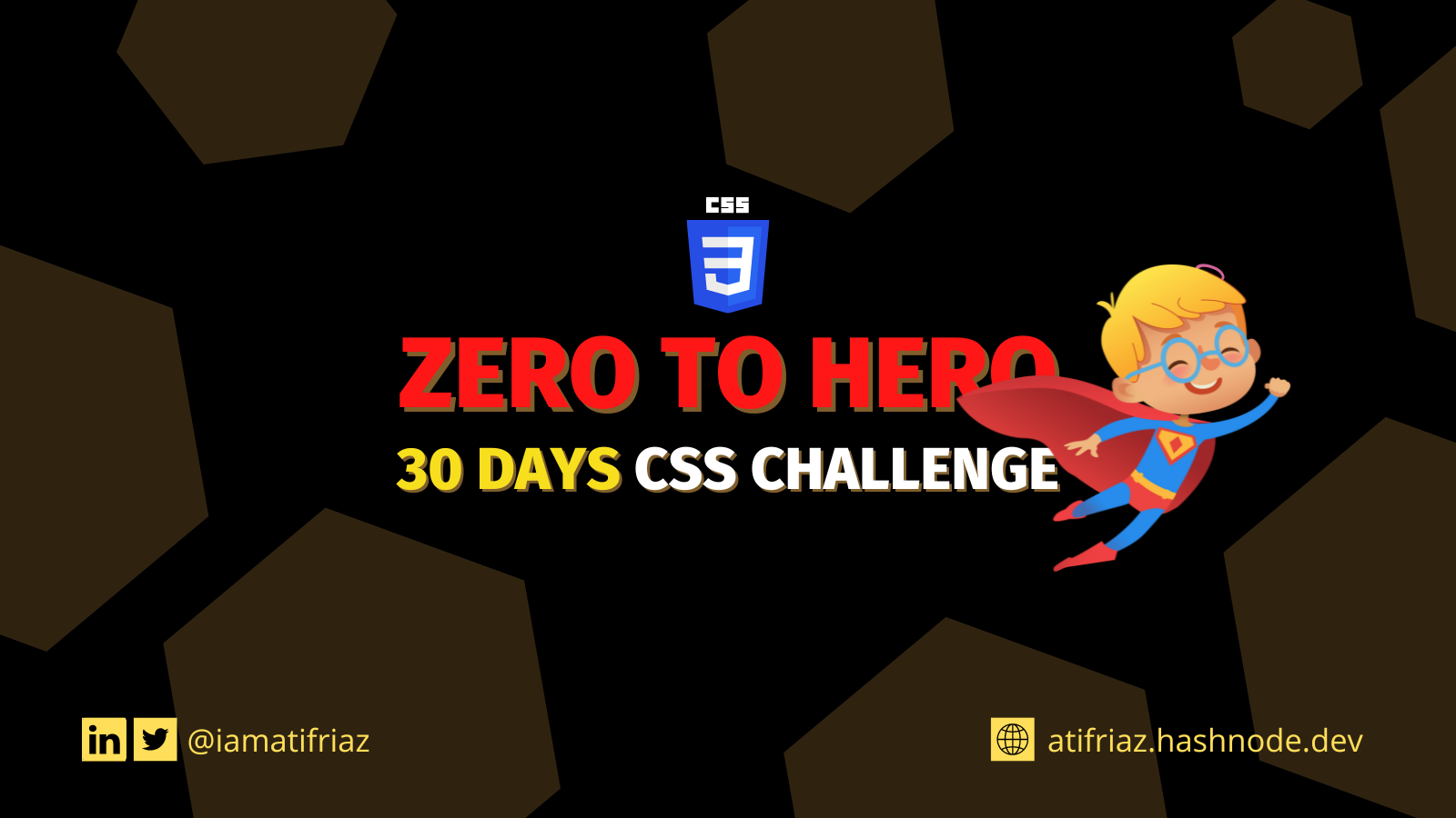 30 Days CSS challenge - ZERO to HERO