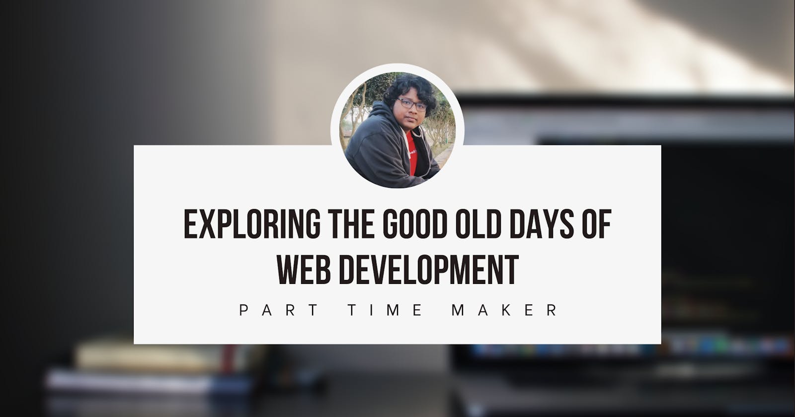 I built a website like the “good old” days.
