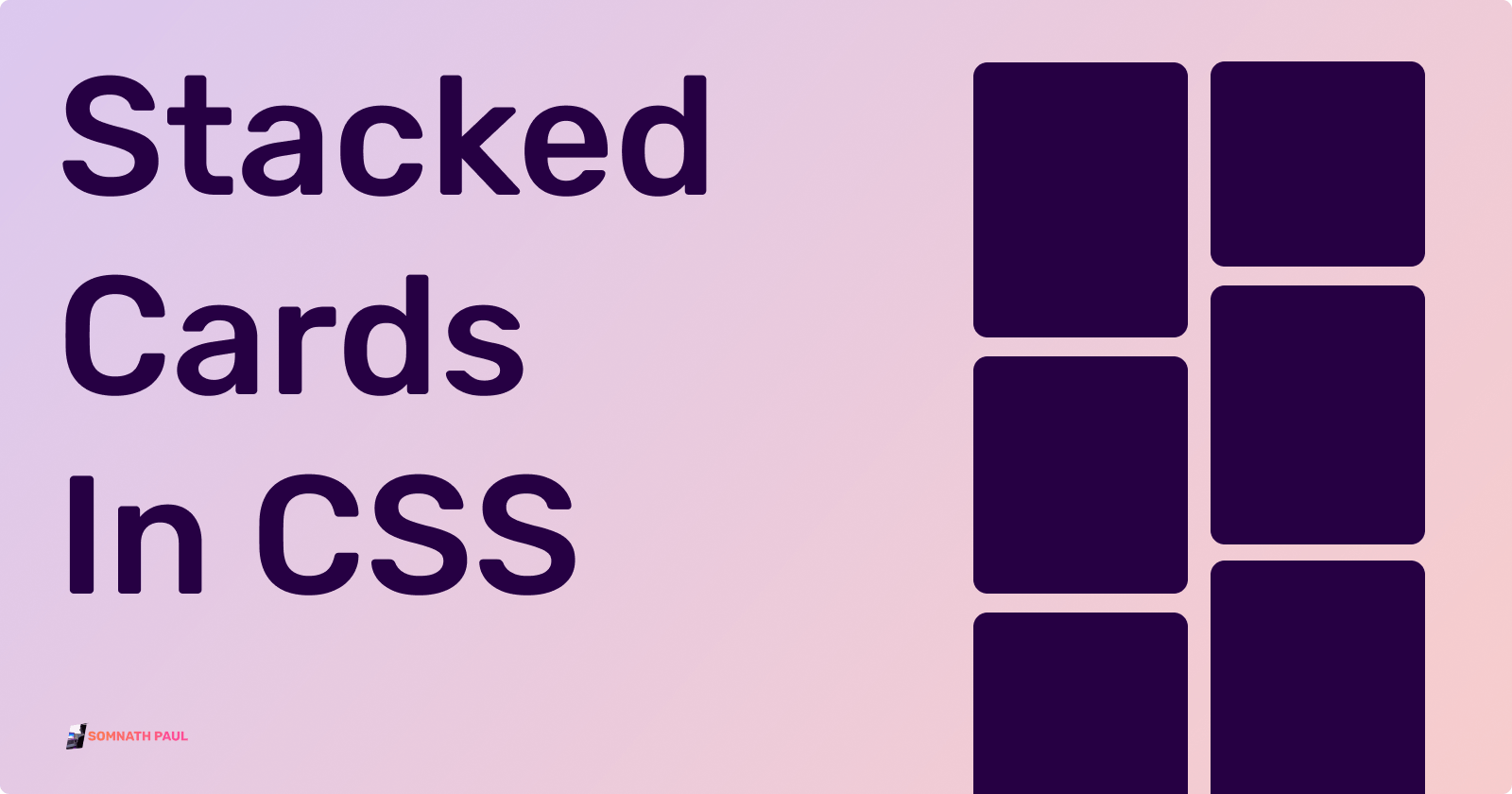 The proper way to stack card items in CSS