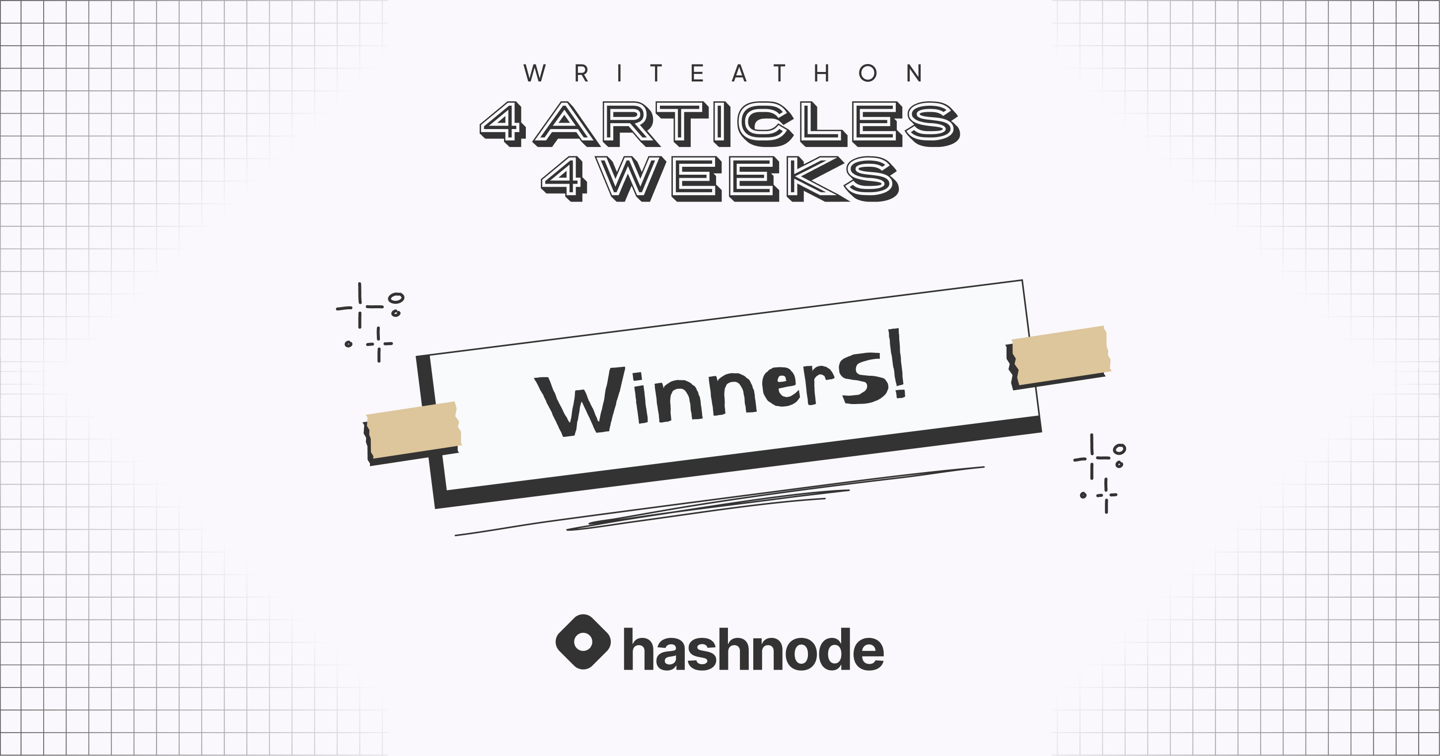 4articles4weeks Writeathon - The Winners 🎉