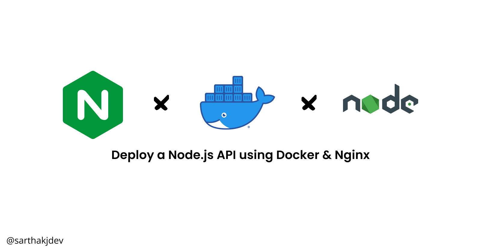 How to deploy a Node.js API using docker and Nginx.