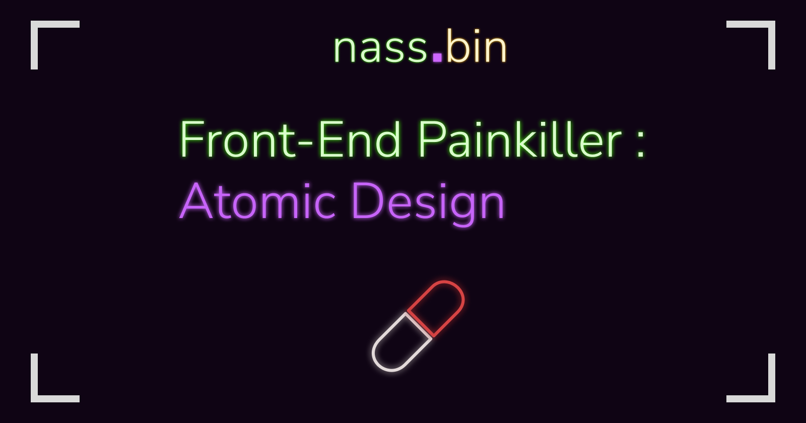 Front-End Painkiller: Atomic Design