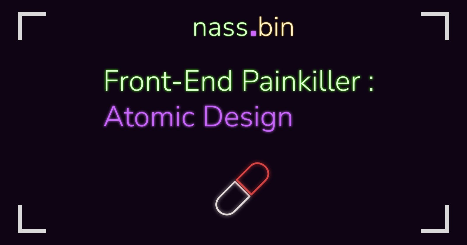 Front-End Painkiller: Atomic Design