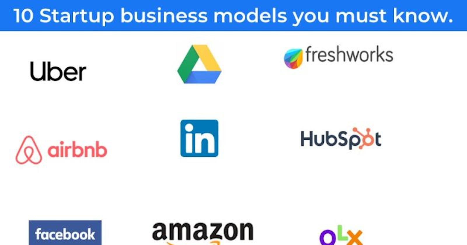 10 Startup business models you must know (with examples)