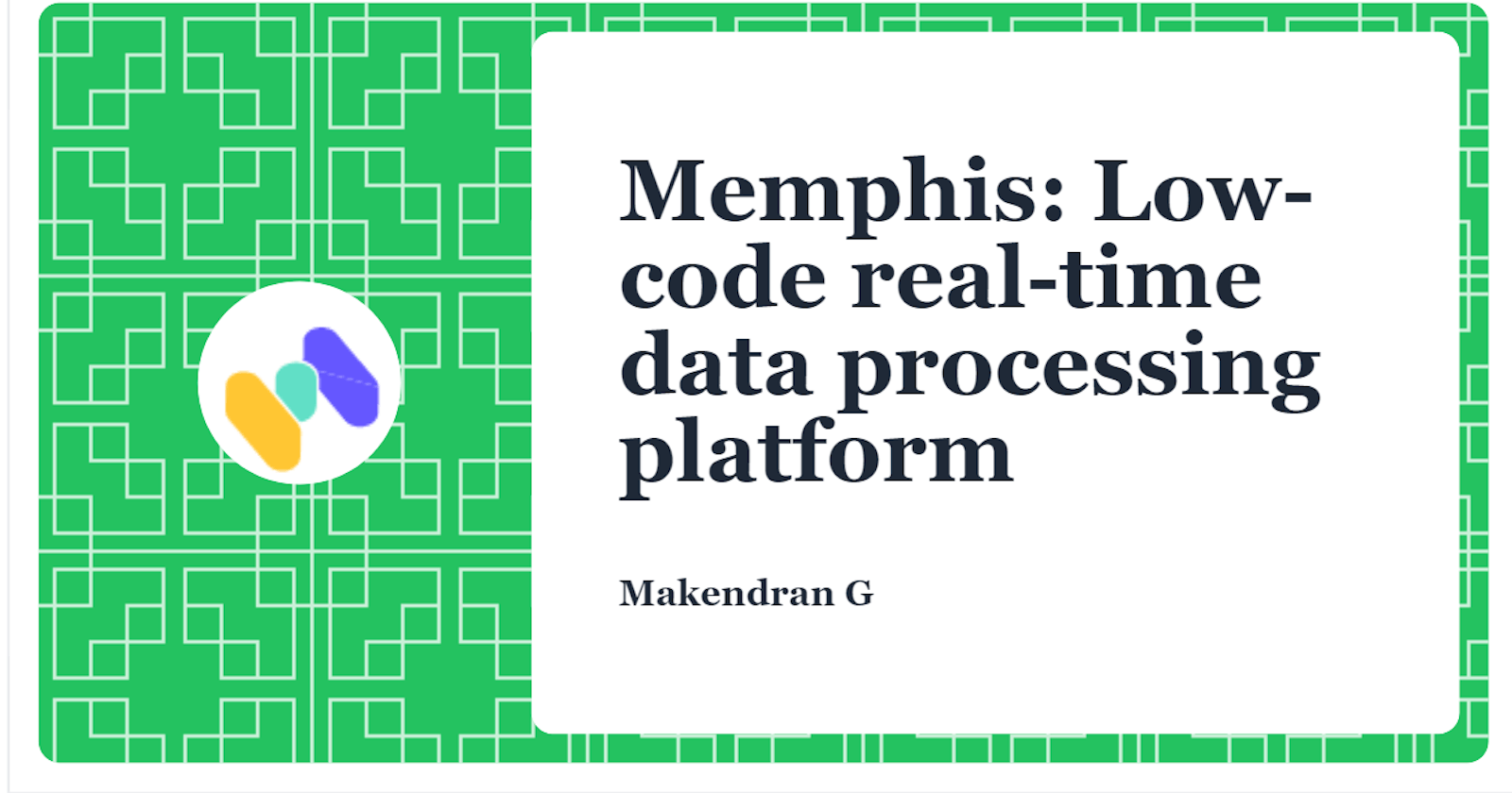 Memphis: Low-code real-time data processing platform