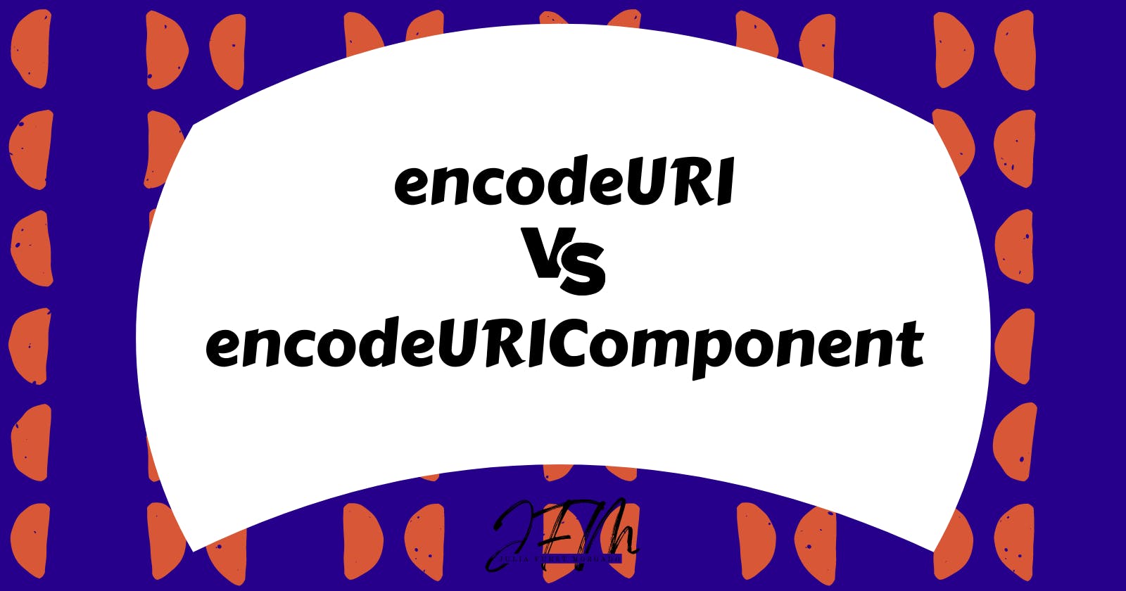 The difference between encodeURI() and encodeURIComponent()