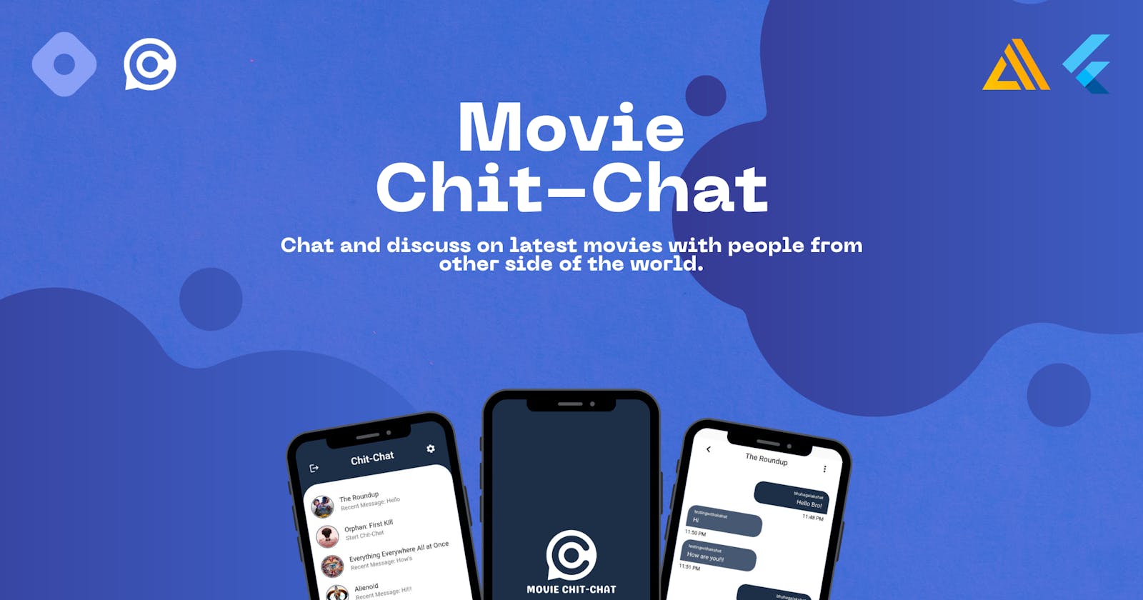 Movie Chit Chat - An app to chat & discuss on latest movies with your friends & family - AWS Amplify Hackathon