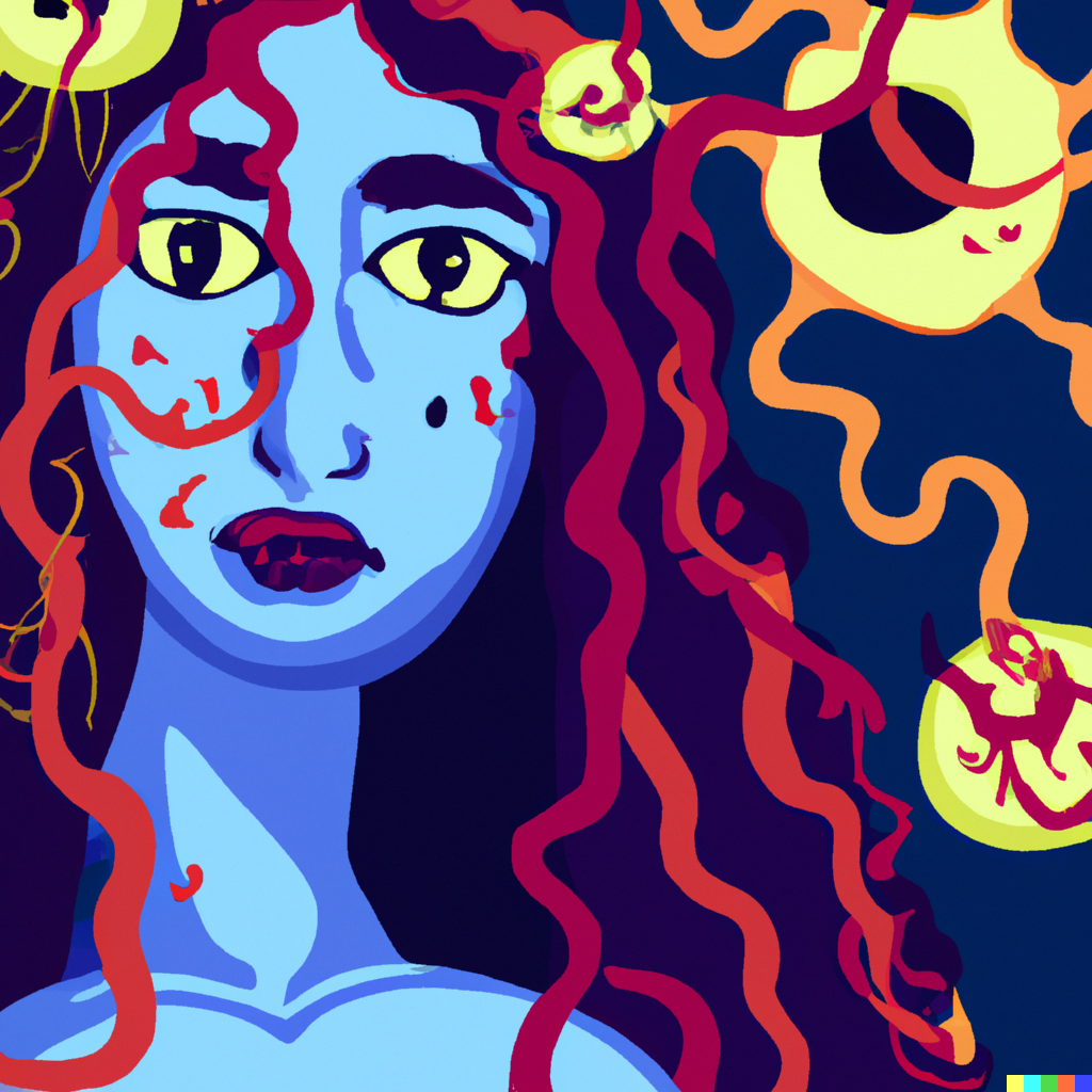 DALLE 2022-09-30 03.41.39 - Medusa from greek mythology as an NFT project.png