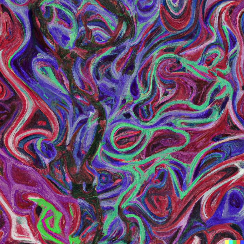 DALL·E 2022-09-28 21.30.44 - Abstract art that can be sold for millions of dollars, hung in a museum.png