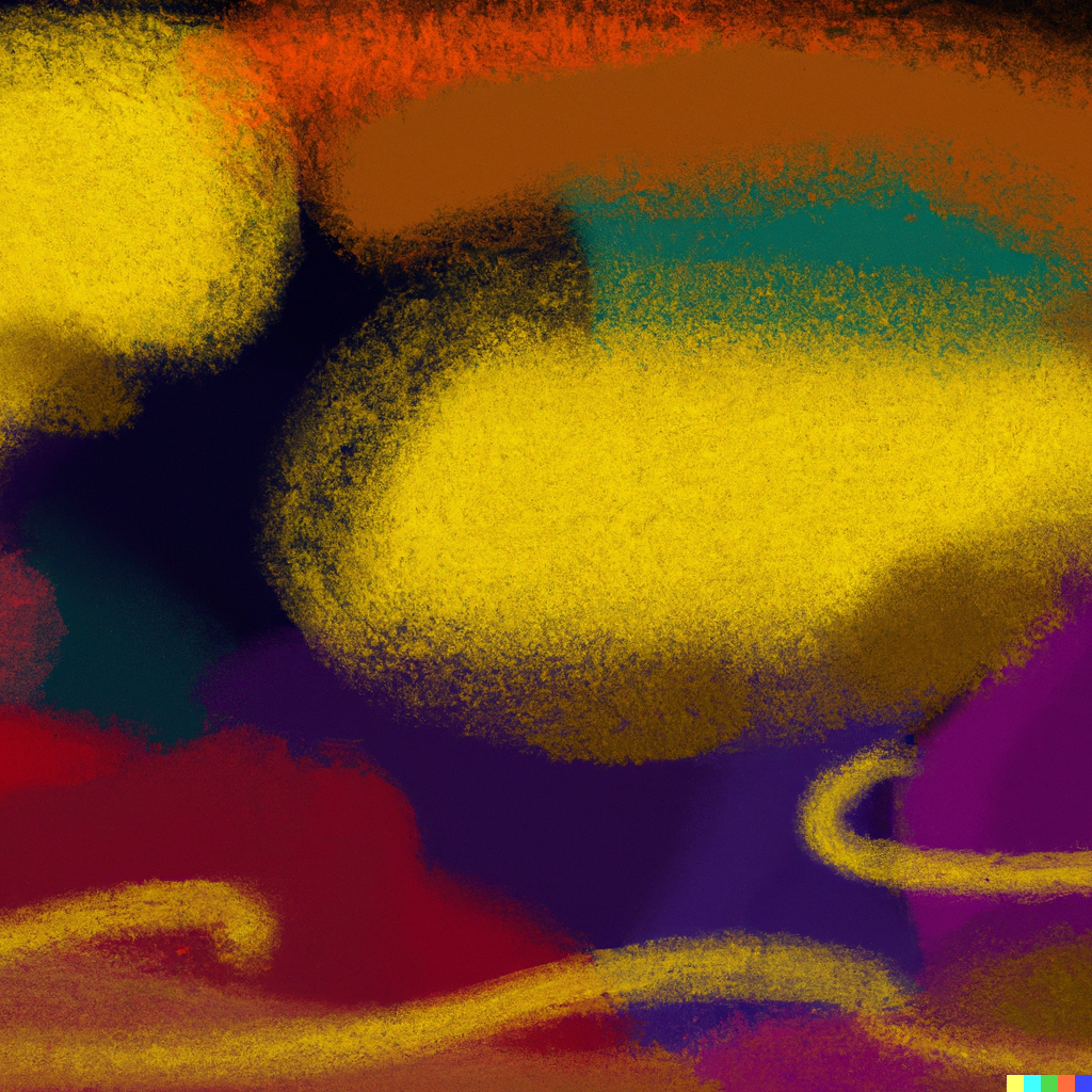 DALLE 2022-09-28 21.30.51 - Abstract art that can be sold for millions of dollars, hung in a museum.png