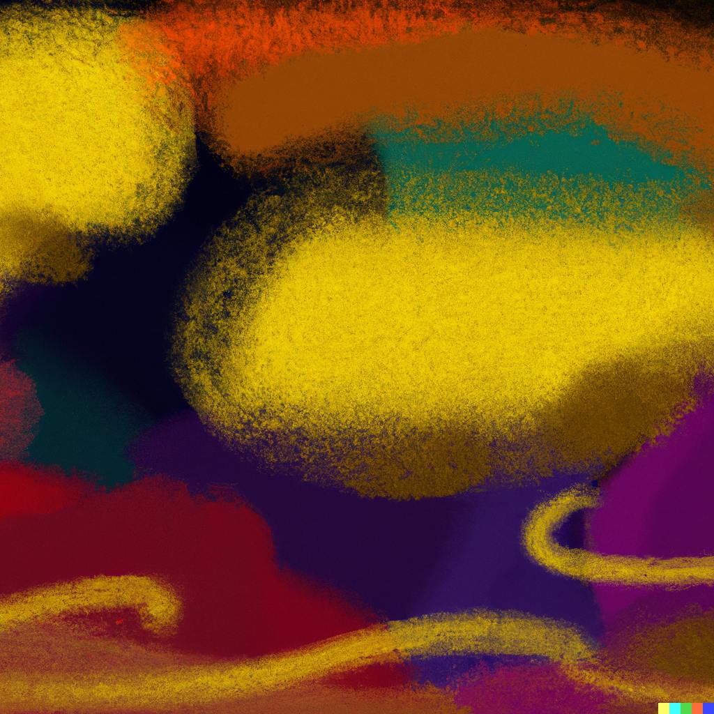 DALL·E 2022-09-28 21.30.51 - Abstract art that can be sold for millions of dollars, hung in a museum.png