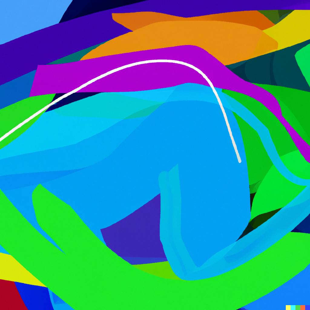 DALL·E 2022-09-28 21.30.49 - Abstract art that can be sold for millions of dollars, hung in a museum.png